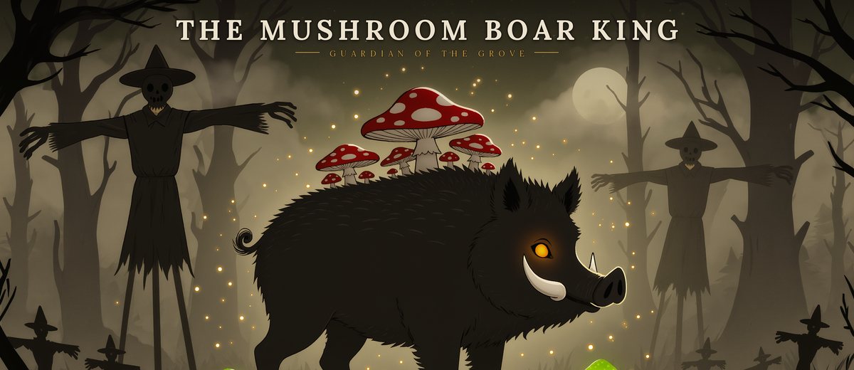 THE MUSHROOM BOAR KING